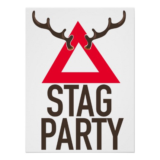 Junggesellenabschied-Logo Poster (Vorderseite)