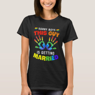 Junggesellenabschied Männer LGBT Schwulen Stolz Br T-Shirt