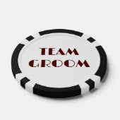 Junggesellenabschied Maroon Team Pokerchips (Einzeln)
