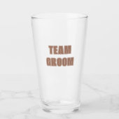 Junggesellenabschied Mocha Team Glas (Vorderseite)