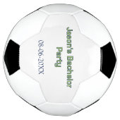 Junggesellenabschied Name Datum einfach minimal Tr Fußball (Gedreht)