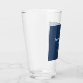 Junggesellenabschied Name Datum einfach minimal Tr Glas (Rechts)