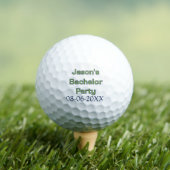 Junggesellenabschied Name Datum einfach minimal Tr Golfball (Insitu T-Shirt)