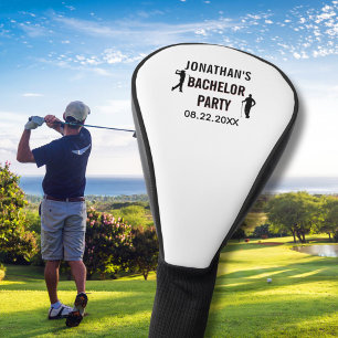 Junggesellenabschied Name Datum Golf Headcover