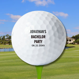 Junggesellenabschied Name Datum Golfball