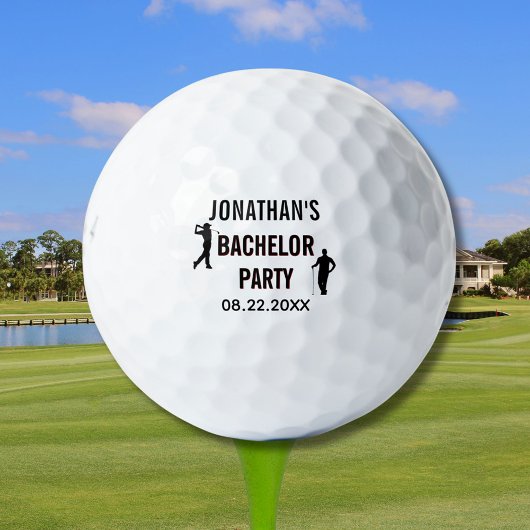 Junggesellenabschied Name Datum Golfball
