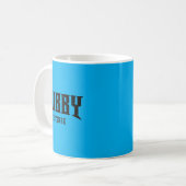 Junggesellenabschied Nge Rock Ehemann Est 2026 Kaffeetasse (Vorderseite Links)