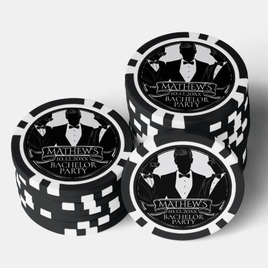 Junggesellenabschied Poker Chip (Stapel)