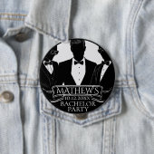 Junggesellenabschied Poker Chip Button (Beispiel)