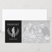 Junggesellenabschied Reisepass (Vorne/Hinten)