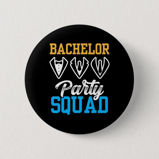 Junggesellenabschied Squad Braut Team Bräutigam 1 Button (Vorderseite)