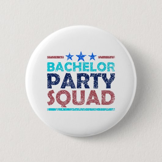 Junggesellenabschied Squad Team Braut Bräutigam 2 Button (Vorderseite)