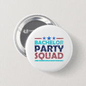 Junggesellenabschied Squad Team Braut Bräutigam 2 Button (Vorne & Hinten)