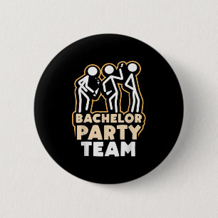 Junggesellenabschied Team Bräutigam Braut _4 Button