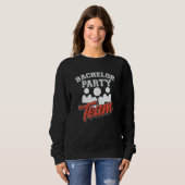 Junggesellenabschied Team Bräutigam Braut Sweatshirt (Vorne ganz)