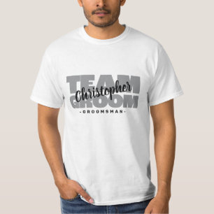 Junggesellenabschied Team Bräutigam Name des Trauz T-Shirt