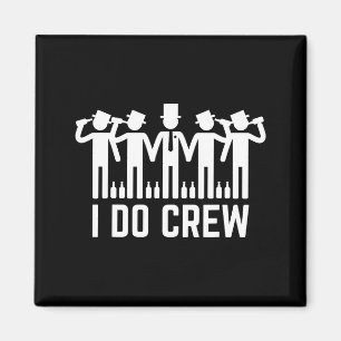 Junggesellenabschied Trauzeugen Männer-Crew Magnet