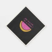 Junggesellenabschied Tuxedo Krawatte Schwarze Papi Serviette (Ecke)