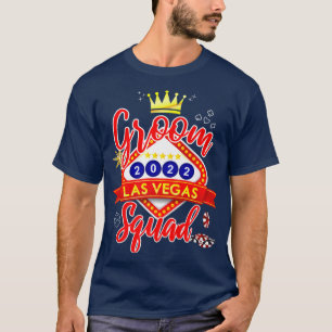 Junggesellenabschied Vegas Gruppe Heiratete in Veg T-Shirt