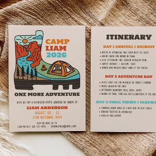 Junggesellenabschied Wochenende Einladung zum Camp