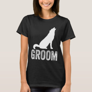 Junggesellenabschied Wolf Bräutigam Hochzeit Trauz T-Shirt