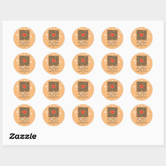 Junggesellenabschied Zubehör Classic Round Sticker