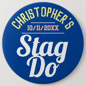 Junggesellenabschiedstag Button (Vorderseite)
