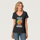 Junggesellenbier: Ich heirate, Junggesellenabschie T-Shirt (Vorderseite Vollansicht)