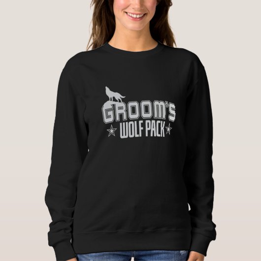 Junggesellenparty des Bräutigams Wolfpack Männer Sweatshirt (Vorderseite)