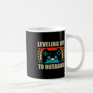 Junggesellenparty Leveln Up Zum Ehemann Bräutigam Kaffeetasse