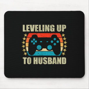 Junggesellenparty Leveln Up Zum Ehemann Bräutigam Mousepad