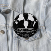 Junggesellenparty Poker Chip Button (Beispiel)