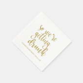 Junggesellin Serviette (Ecke)
