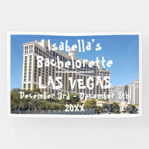 Junggesellinnen-Abschied Braut Vegas Casino Name Banner