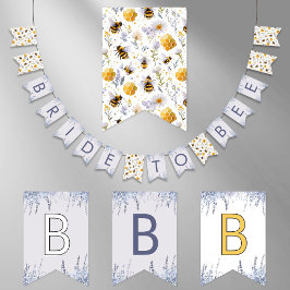 Junggesellinnen-Abschied Braut zur Biene Honig Bie Wimpelkette