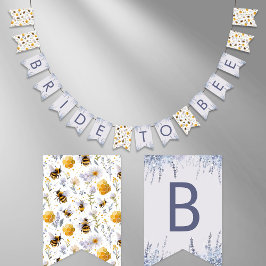 Junggesellinnen-Abschied Braut zur Biene Honigbien Wimpelkette