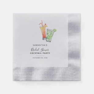 Junggesellinnen-Abschied Cocktailparty Moderne Par Serviette