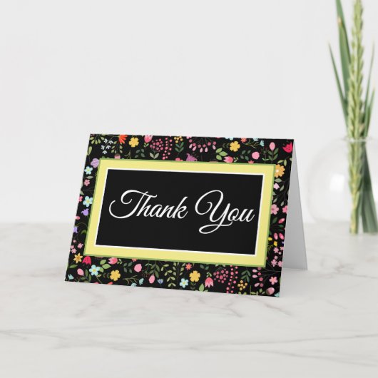 Junggesellinnen-Abschied Danke Frühling Wildblumen (Vorderseite)