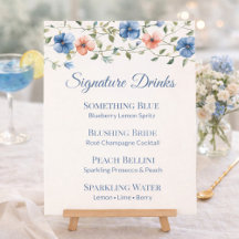 Junggesellinnen-Abschied Dusty Blue Florale Geträn
