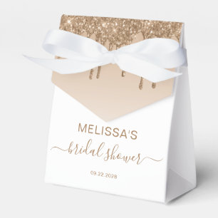 Junggesellinnen-Abschied Elegant Gold Glitter-Trop Geschenkschachtel