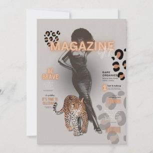 Junggesellinnen-Abschied Fashion-Diva-Magazin  Einladung