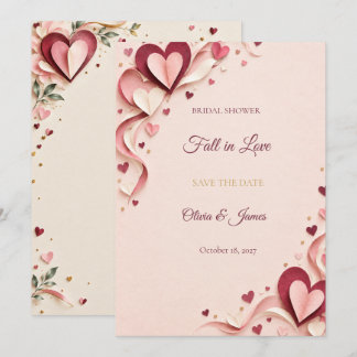 Junggesellinnen-Abschied feiern Sie die Liebe und Save The Date