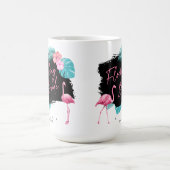 Junggesellinnen-Abschied Flamingo Braut ID930 Kaffeetasse (Mittel)