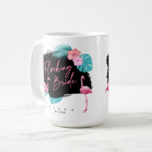 Junggesellinnen-Abschied Flamingo Braut ID930 Kaffeetasse (Vorderseite Links)