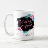 Junggesellinnen-Abschied Flamingo Braut ID930 Kaffeetasse (Links)