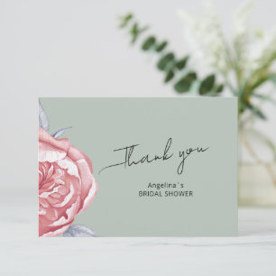 Junggesellinnen-Abschied flat Danke-Karte  Dankeskarte