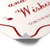 Junggesellinnen-Abschied in Burgunderrot - Ratschl Poster (Ecke)