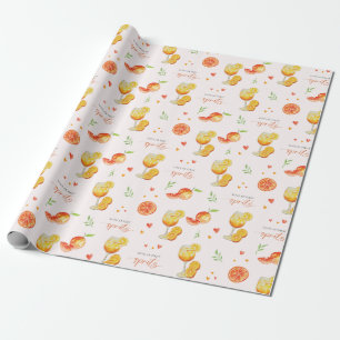 Junggesellinnen-Abschied Liebe auf den ersten Spri Geschenkpapier