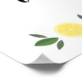 Junggesellinnen-Abschied Main Squeeze Lemons Poster (Ecke)