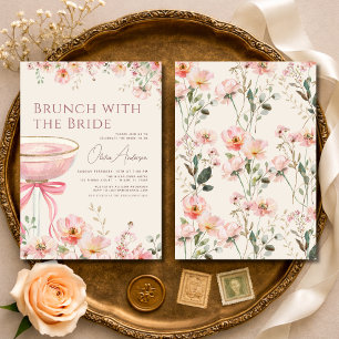 Junggesellinnen-Abschied mit der Braut zum Brunch Einladung